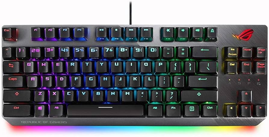 Unleash Your Inner Gamer with ASUS' Full-Sized Wired Mechanical Keyboard: A Review