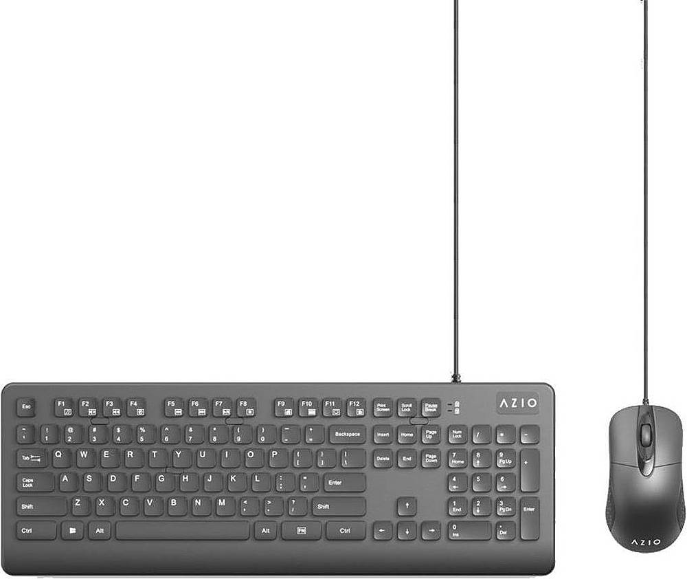 Stay Healthy and Productive with the AZIO KM535 Full-size Wired Membrane Keyboard and Mouse Bundle