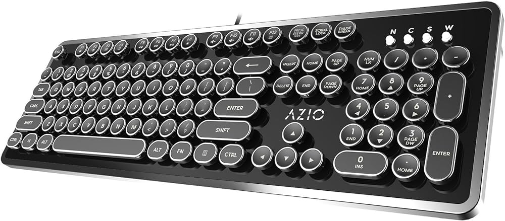 Upgrade Your Typing Game with AZIO's MK-RETRO-01 Mechanical Keyboard