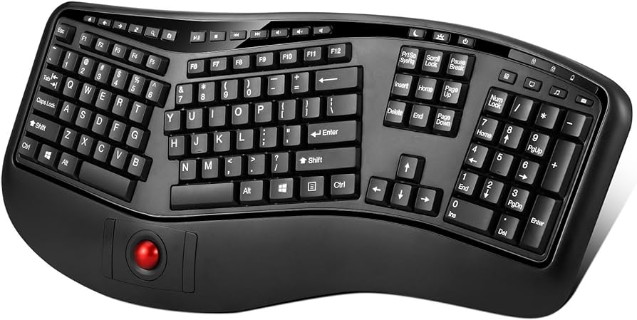 Ergonomic Bliss: Adesso Tru-Form WKB-3500UB Wireless Keyboard Review