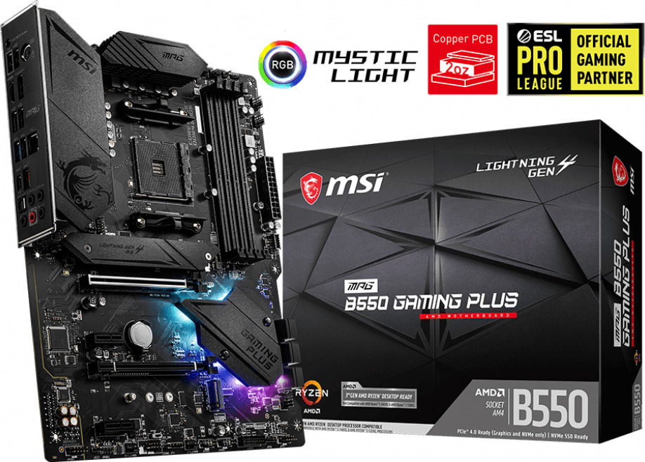 MSI MPG B550 Gaming Plus Motherboard ATX Review
