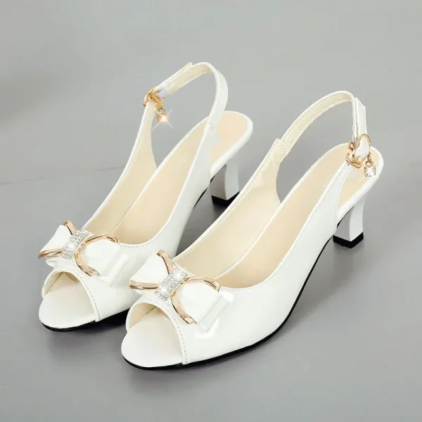 High-Quality Hollow-Out Comfort Heels - Image 13