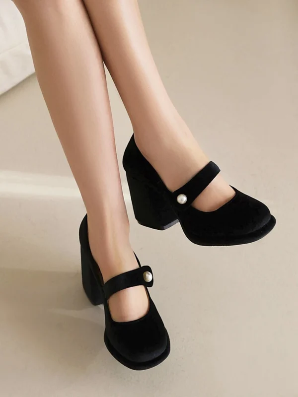 Chic Waterproof Platform Heels - Image 8