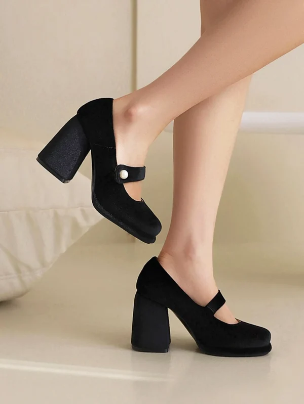 Chic Waterproof Platform Heels - Image 7