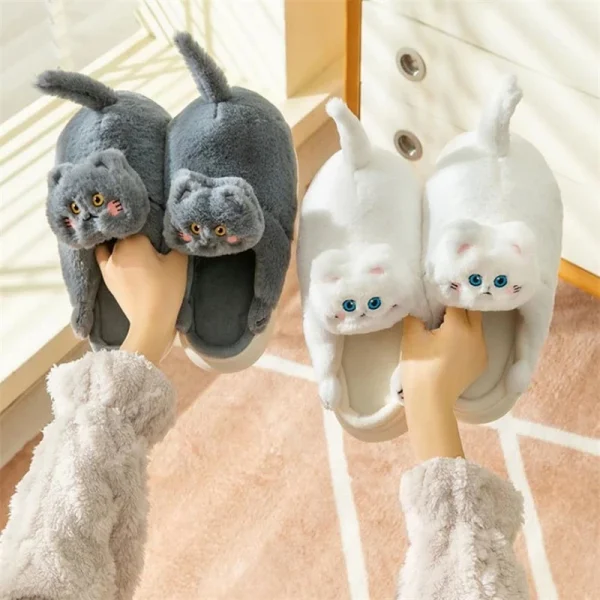 Kawaii Cat Slippers - Image 2