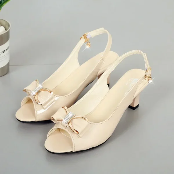 High-Quality Hollow-Out Comfort Heels - Image 12