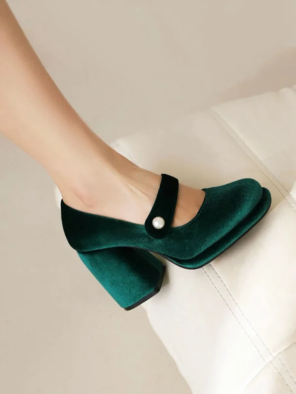 Chic Waterproof Platform Heels - Image 10