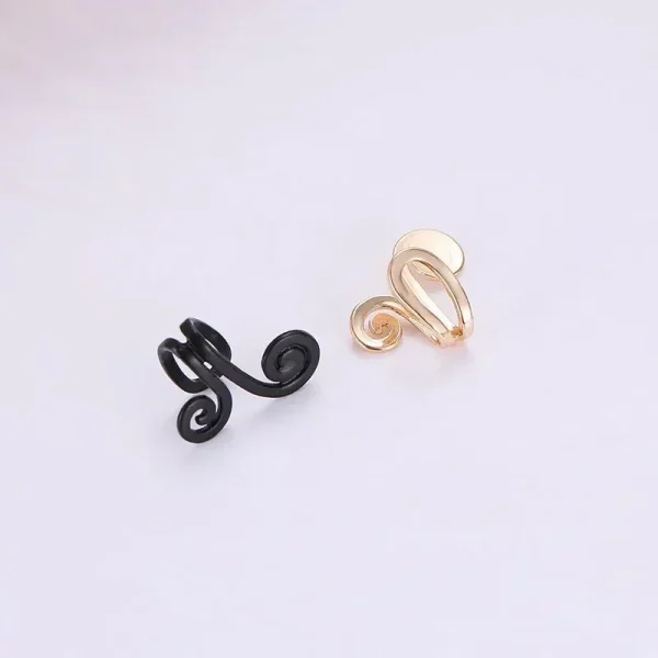 Creative Zunis Acupressure Non-Piercing Flower Shape Earrings - Image 3