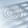 925 Sterling Silver Geometric Bead Choker