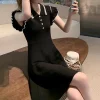 Preppy Style Knit Dress
