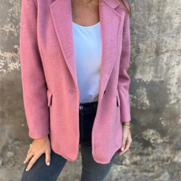 Women's Short Wool Blend Coat