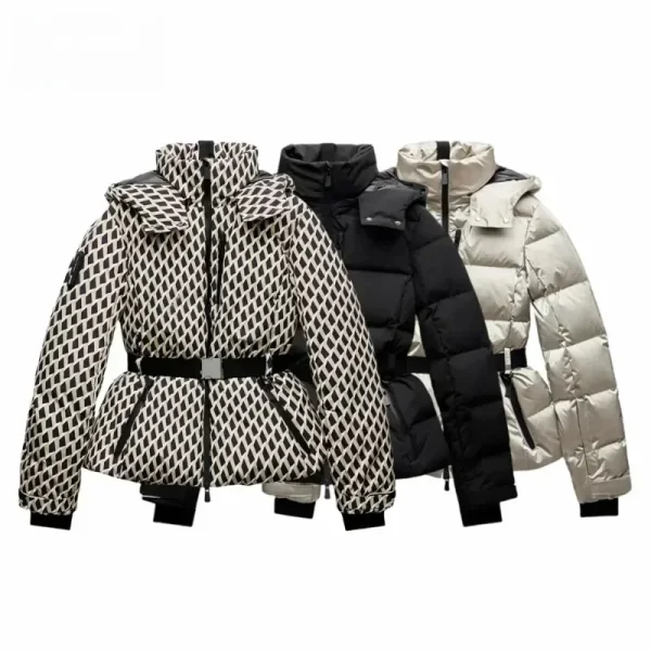 Women's Fashion Hooded Down Cotton Jacket