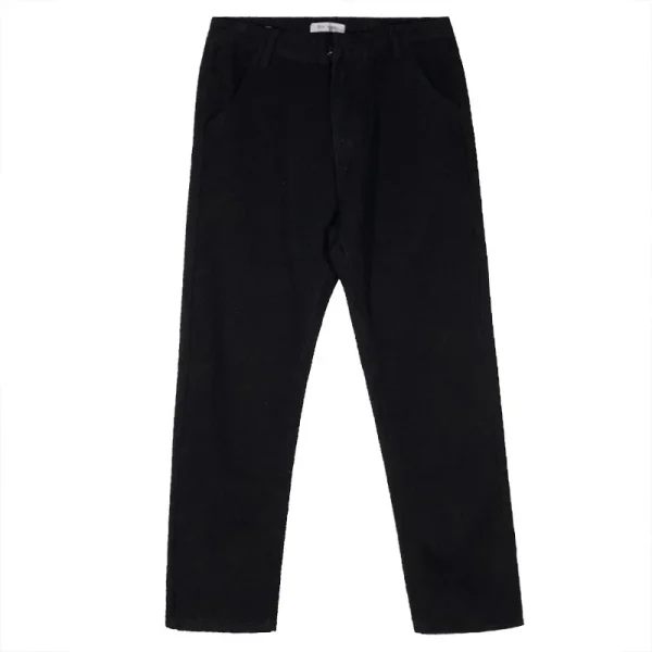 Autumn/Winter Korean Style Chic High-Waisted Black Casual Jeans - Image 4