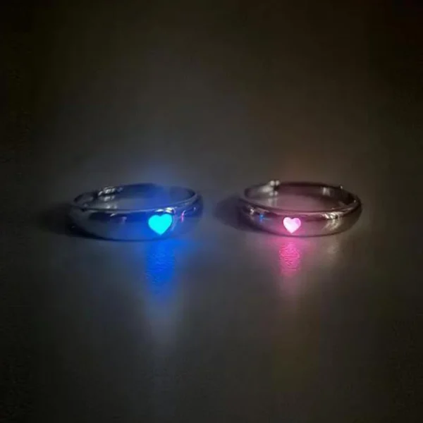 Fashion Luminous Heart Ring