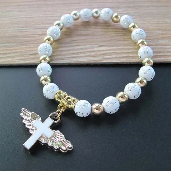 Fashion Stretch Rosary Beads Bracelet