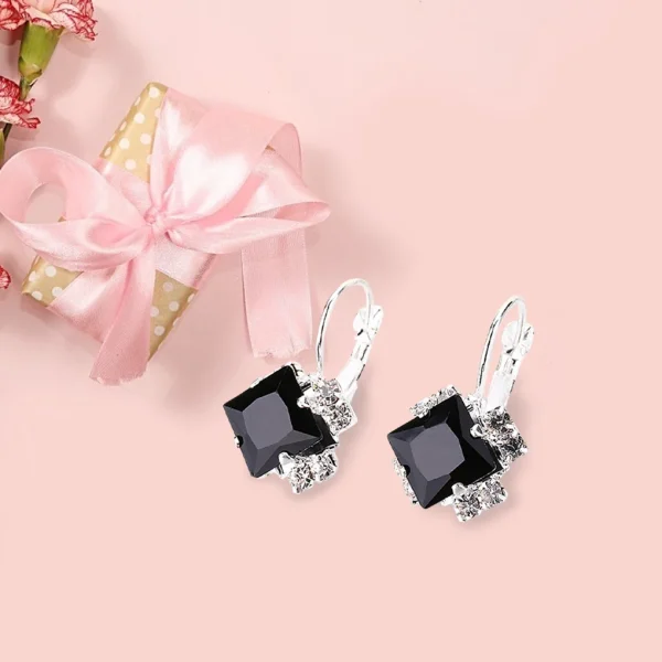 Women Square Zircon Earring - Image 2