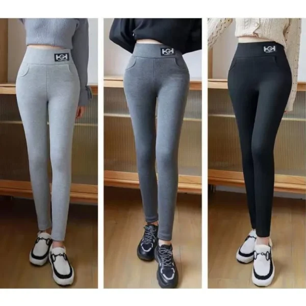 Winter Warm High-Waist Leggings - Image 5