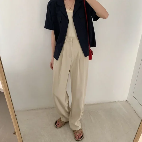 High Waist Women Suit Pants - Image 7