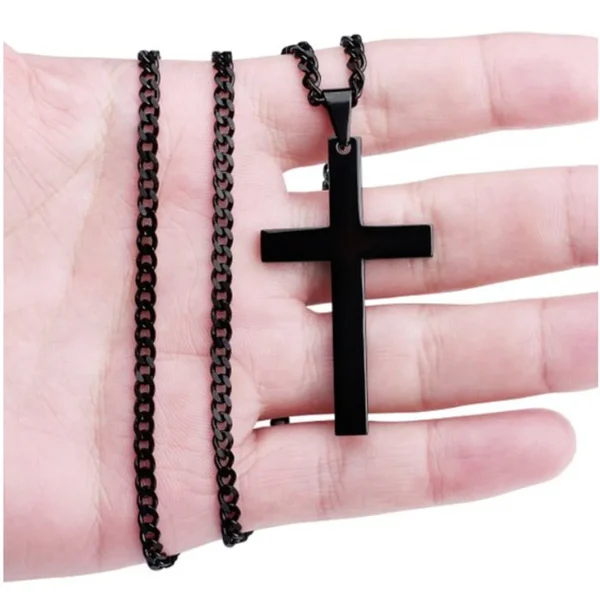 Christian Cross Pendant Necklace - Image 3