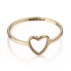 Best Friend Hollow Heart Ring - Image 3
