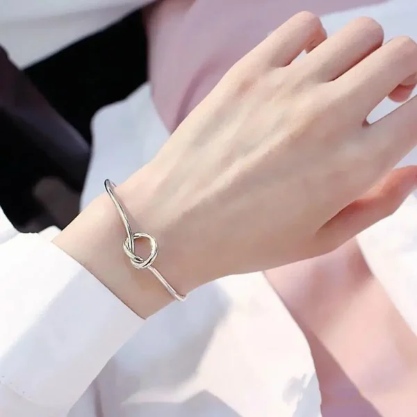 Woven Twist Texture Bangle