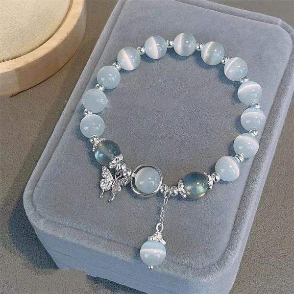 Korean Fashion Imitation Opal Moonstone Bracelet - Image 3