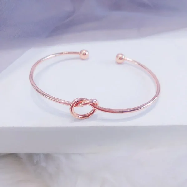 Woven Twist Texture Bangle - Image 8