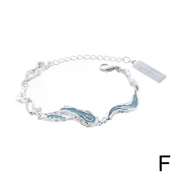 Trendy Silver Color Bowknot Bracelet - Image 5