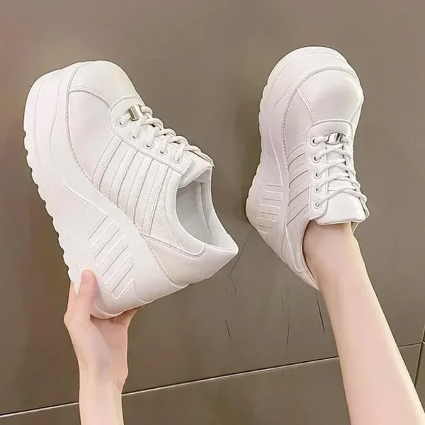 Stylish & Comfortable Women's Lace-Up Sneakers - Image 2