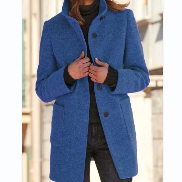 Women's Wool Blend Overcoat - Image 3