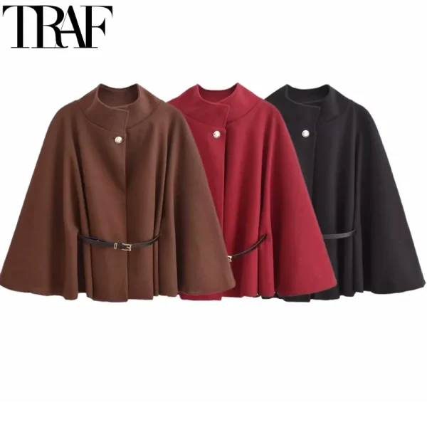 Women's Short Cape Coat