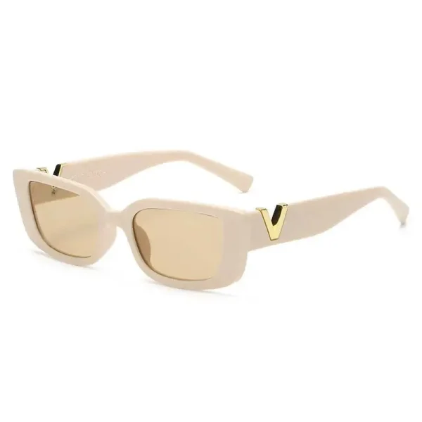 Retro Rectangular Sunglasses - Image 5