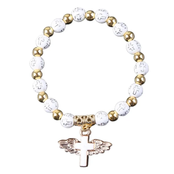 Fashion Stretch Rosary Beads Bracelet - Image 2