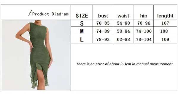 Women's Mesh Backless Pleated Dress - Image 6