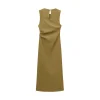 Elegant Sleeveless Midi Dress - Image 2