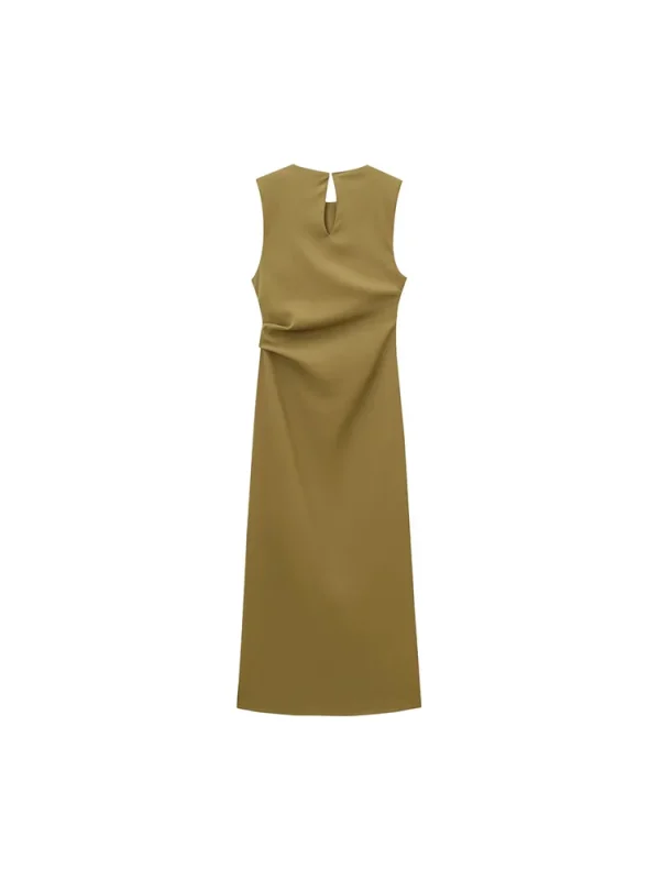 Elegant Sleeveless Midi Dress - Image 2