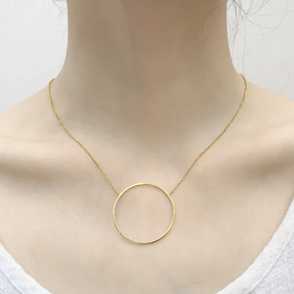 Stainless Steel Simple Necklace - Image 2