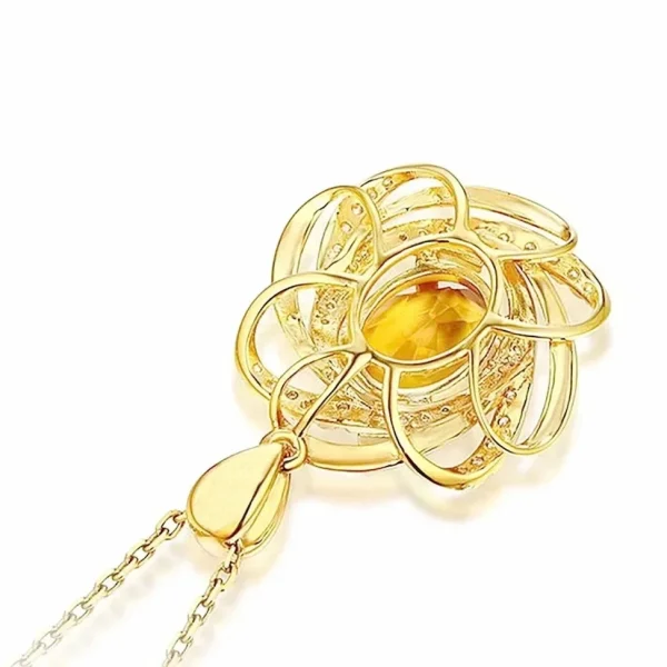 Delysia King Citrine Pendant Necklace - Image 4