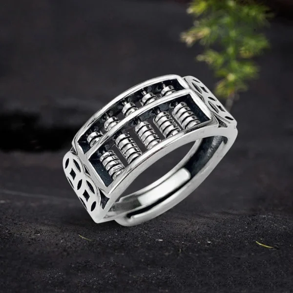 Rotatable Abacus Anxiety Ring - Image 4