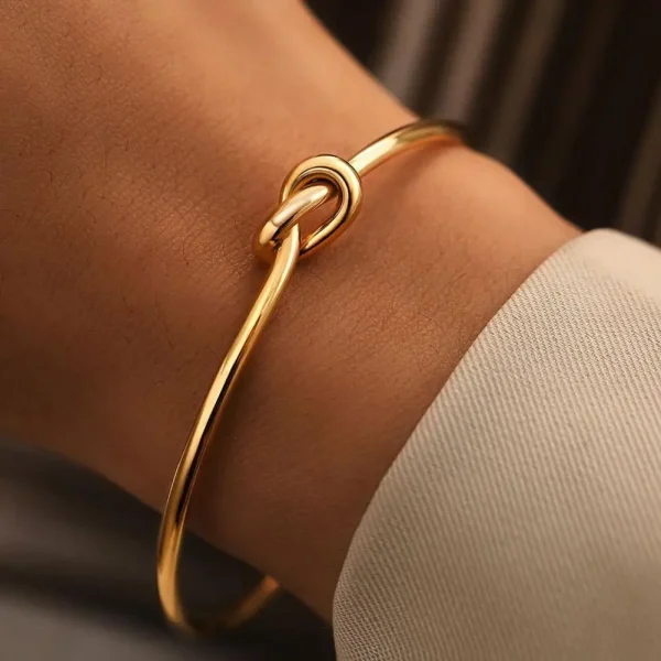 Woven Twist Texture Bangle - Image 10
