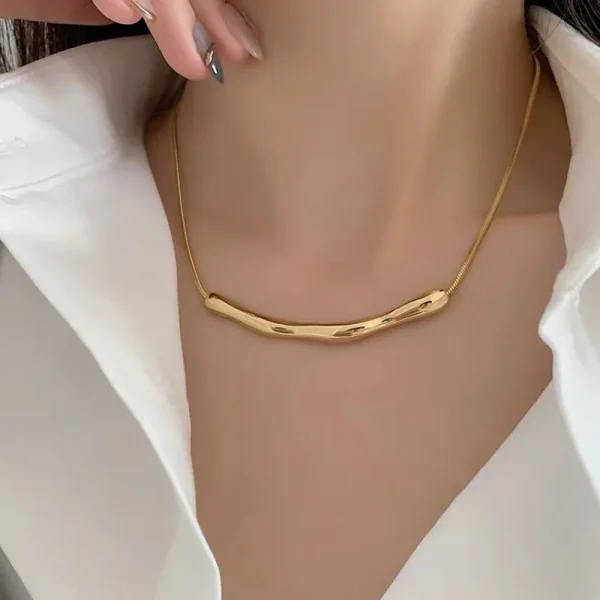 European & American Fashion Gold Collarbone Chain