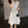 Preppy Style Knit Dress - Image 9