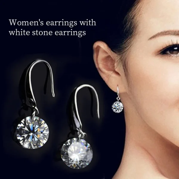 Tassel Crystal Earrings - Image 2