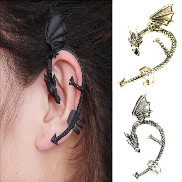 Dragon Shape Ear Cuff - Image 2