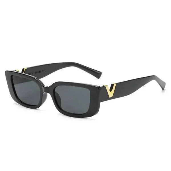 Retro Rectangular Sunglasses - Image 4