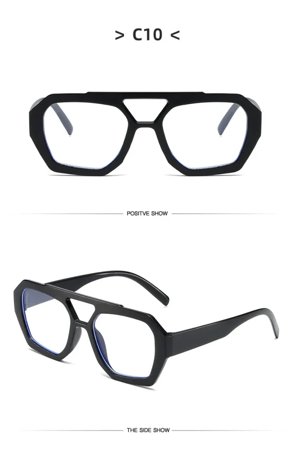 Vintage Square Sunglasses for Men and Women - Image 10