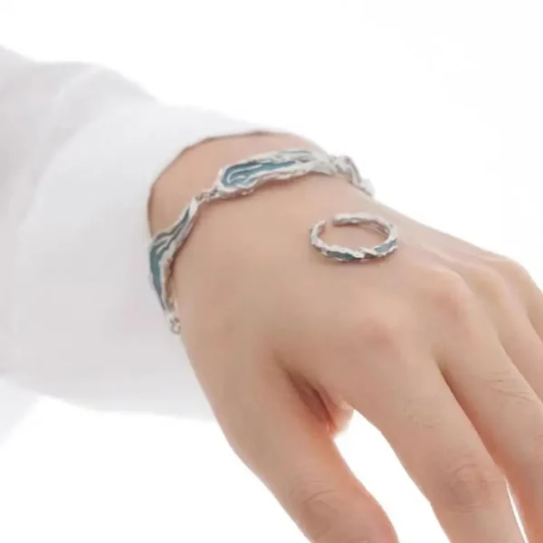Trendy Silver Color Bowknot Bracelet - Image 11