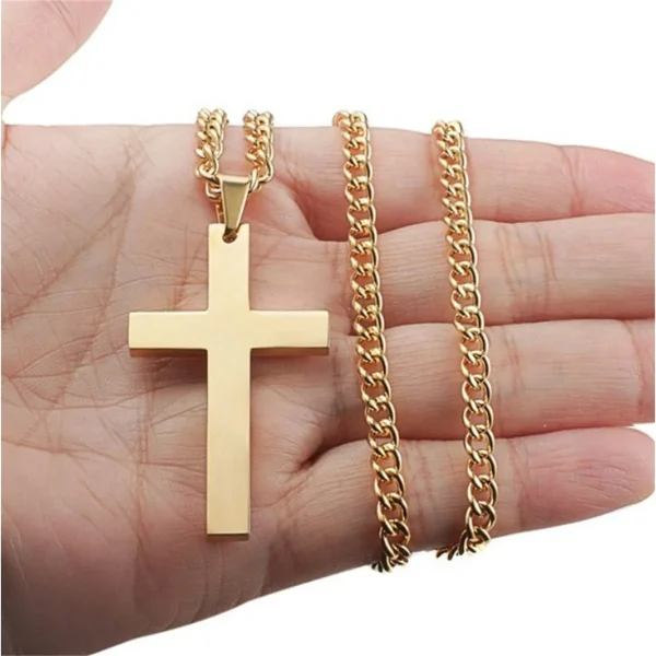 Christian Cross Pendant Necklace - Image 4