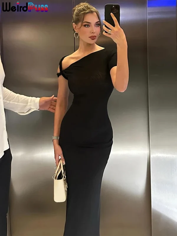 Sexy Irregular Bandage Bodycon Dress