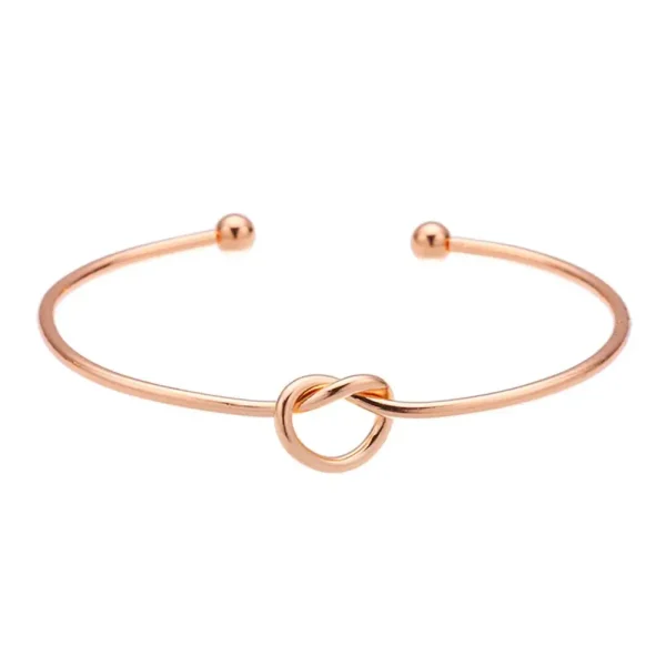 Woven Twist Texture Bangle - Image 5